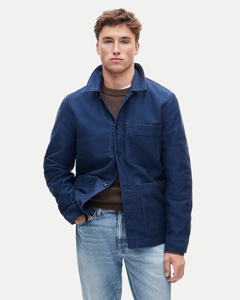 Cotton moleskin chore jacket | J. Crew US