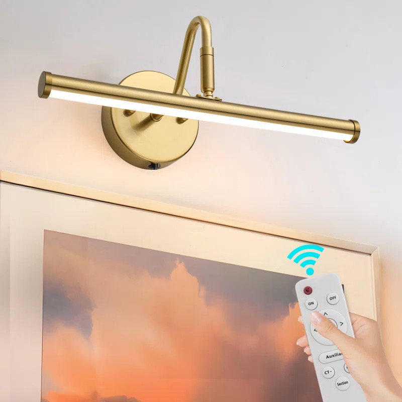 10W Dimmable LED Picture Light Fixture, Plug In/Hardwired,3CCT | Wayfair North America