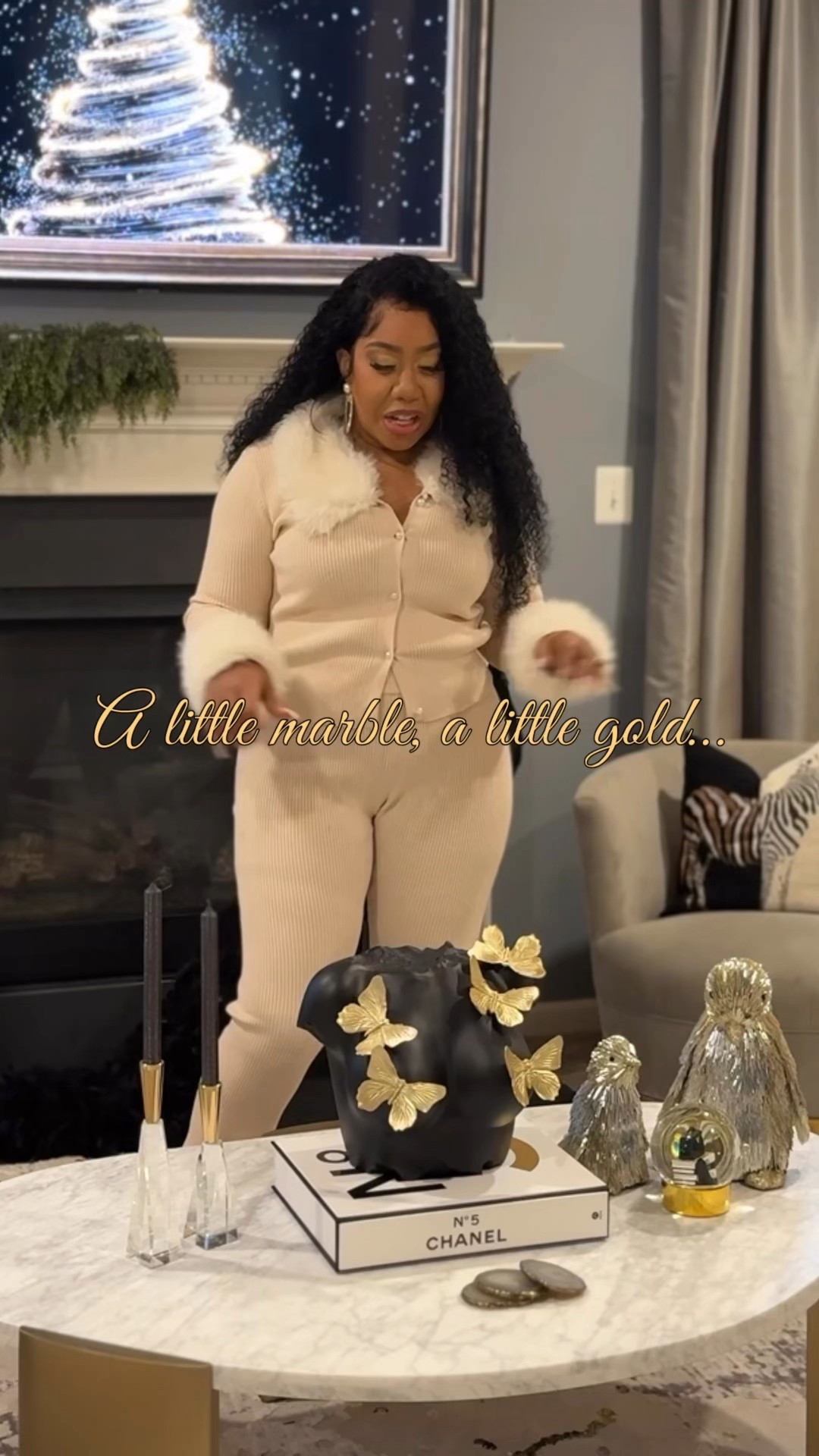 Opulent Noel Coffee Table Styling 