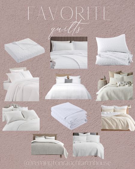 Favorite quilts - farmhouse quilts - farmhouse bedding - bedding favorites 

#LTKhome