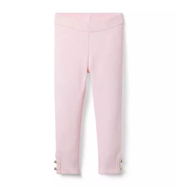 Button Cuff Ponte Pant | Janie and Jack