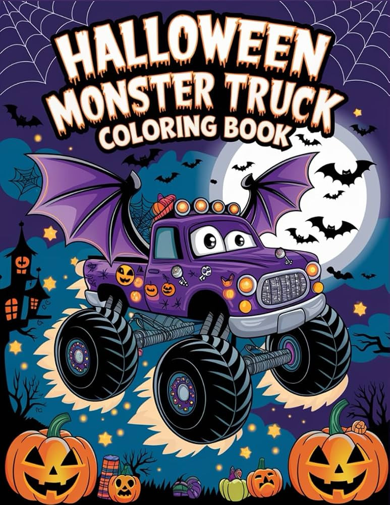 Halloween Monster Truck: Big Wheels and Spooky Thrills! Halloween Monster Truck Adventures for Ki... | Amazon (US)