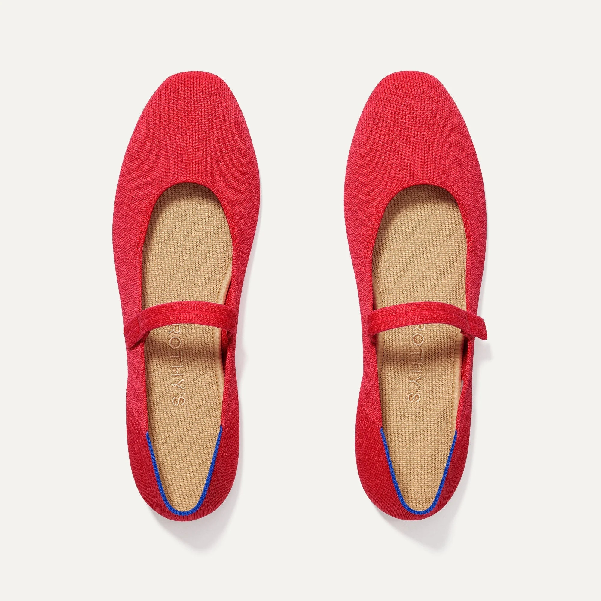 The Square Mary Jane in Lollipop Red | Rothy's | Rothy's