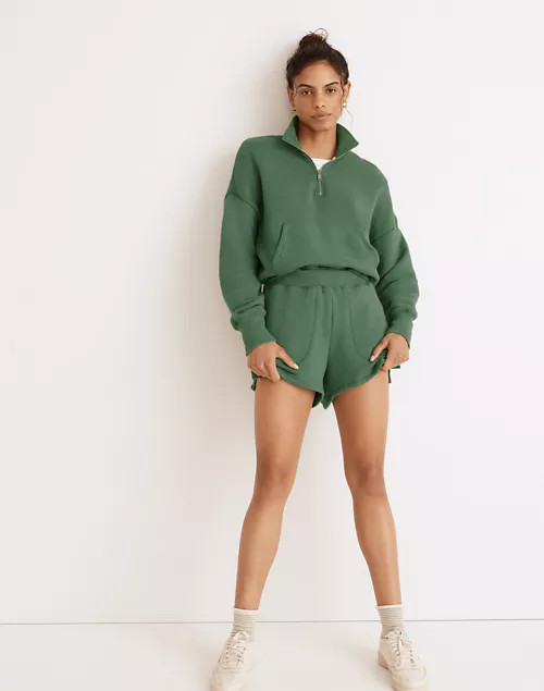 MWL Airyterry Stitched-Pocket Sweatshorts | Madewell