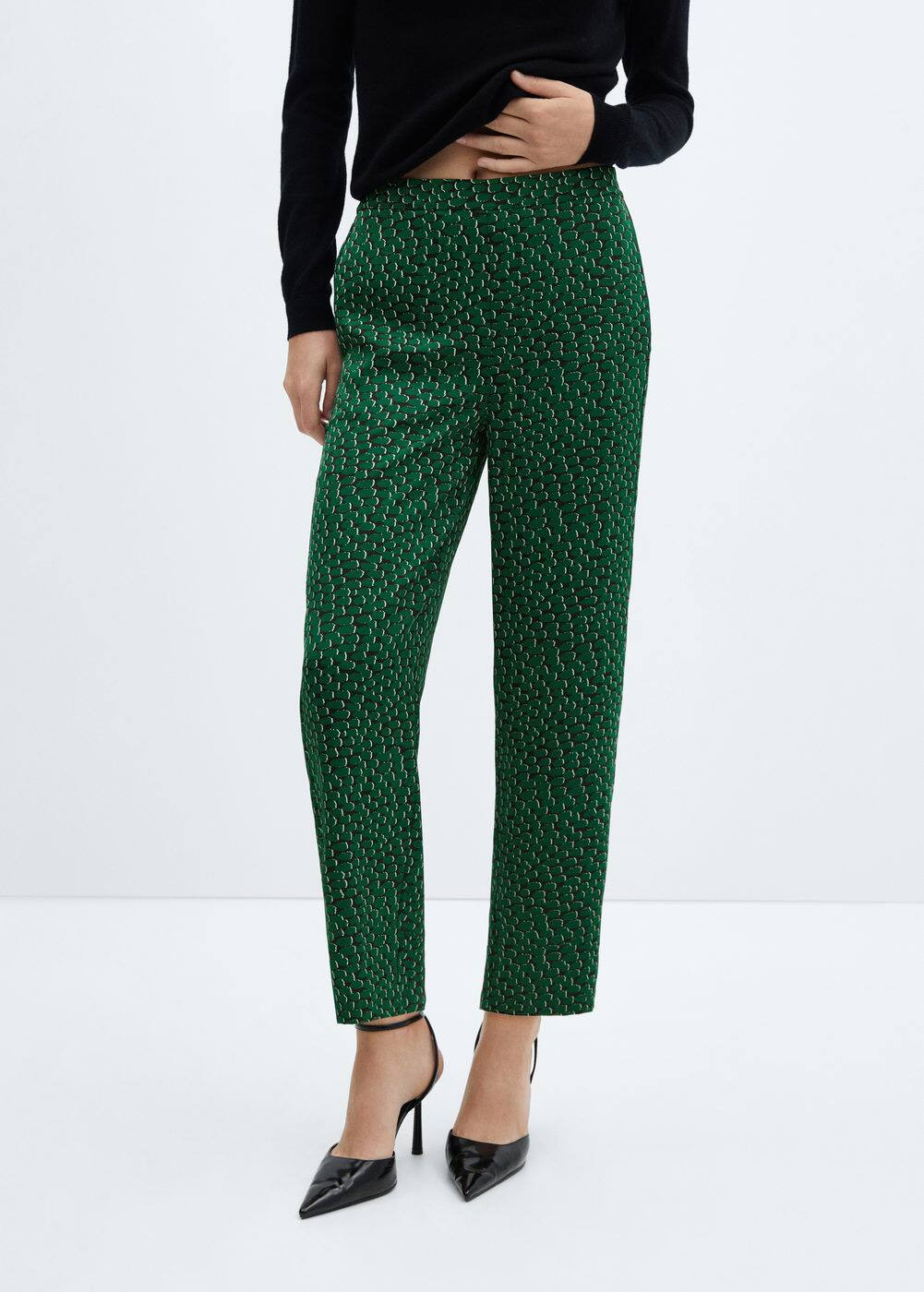 Flowy printed pants | MANGO (US)