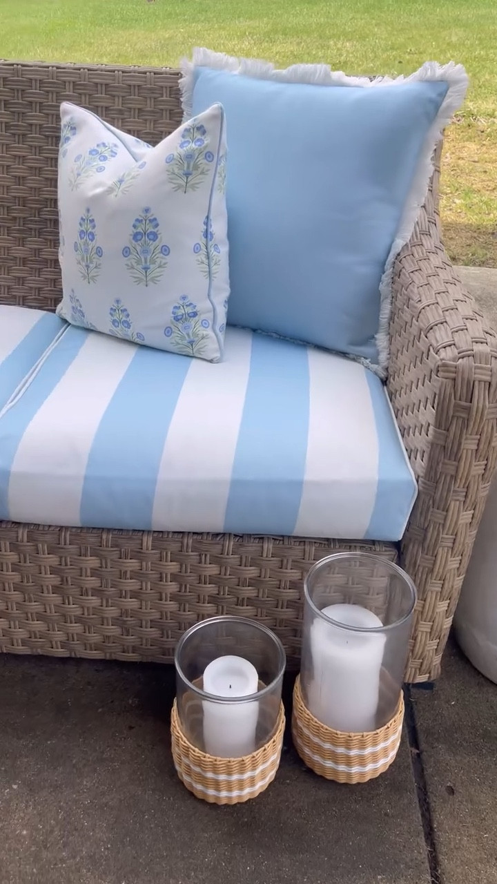 Are you ready for patio season?! ☀️ I can’t believe these blue and white striped cushion covers are from Amazon!! Snag a pair to refresh your patio and create a classic coastal vibe! 🌊 

Why I’m loving them:
Water repellant
Invisible zipper
Adjustable straps
Contrasting piping 
Indoor/Outdoor use

Looking for a discount?
Use code 10LINDSEYFAV on Amazon to save 10% on your order! 
Use code 15LINDSEY on Hofdeco to save 15% on your order! 

Say SHOP for info✨

Classic coastal, coastal style, classic coastal home, coastal home, coastal living, patio, patio decor, outdoor decor, patio refresh, home refresh, blue and white, blue and white decor, outdoor cushions, outdoor pillows, Amazon, Amazon home 

#coastal #amazon #seasonal #patio

Comment SHOP below to receive a DM with the link to shop this post on my LTK ⬇ https://liketk.it/59FSf #ltkseasonal #ltkhome