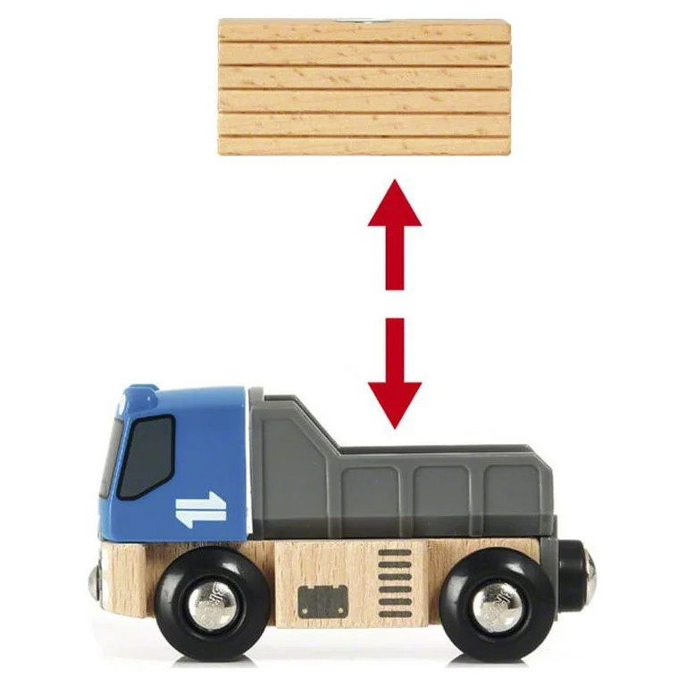 BRIO World Wooden Railway Train Set - Starter Lift & Load Set - Ages 3+ | Walmart (US)