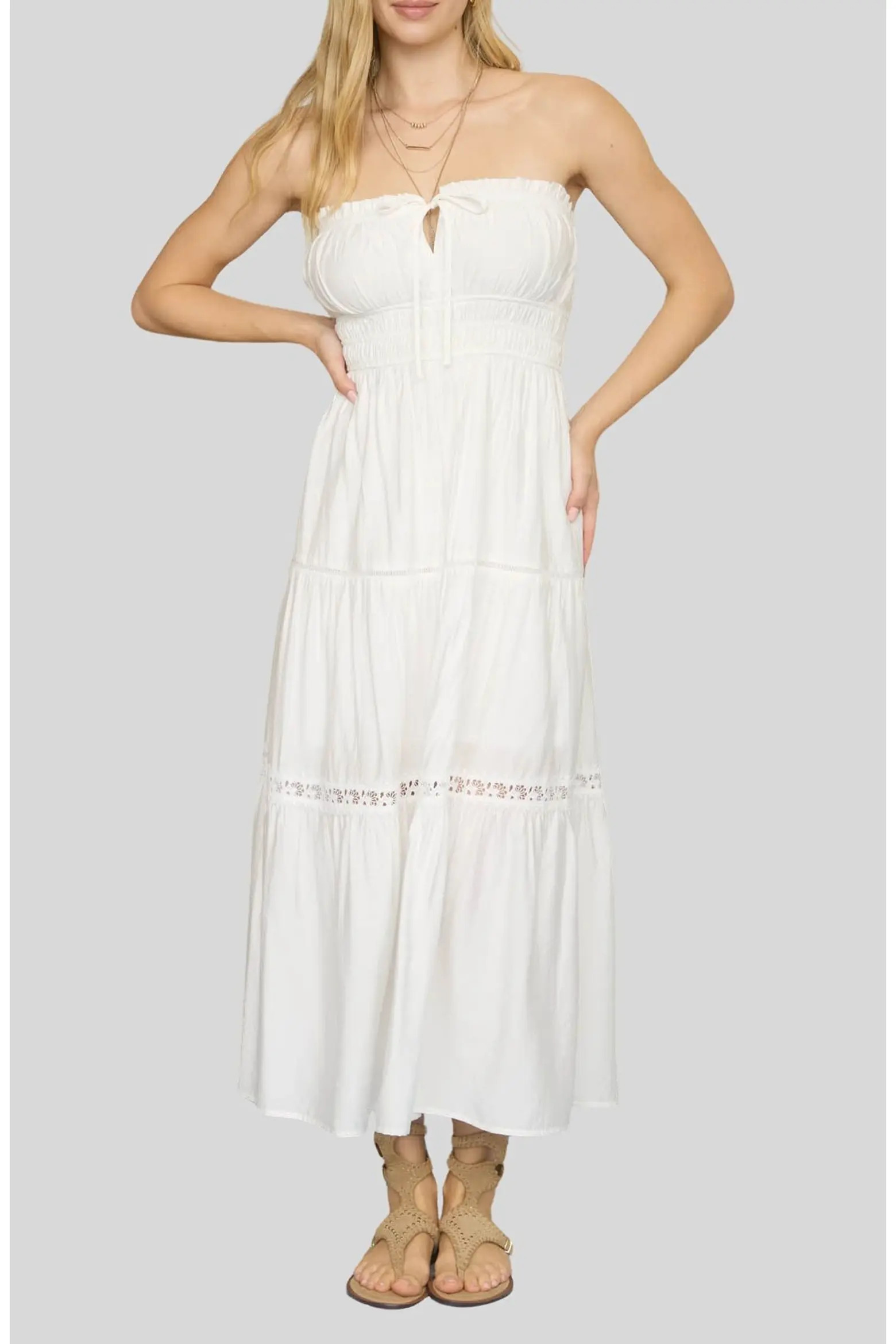 Strapless Midi Dress (Women) | Nordstromrack | Nordstrom Rack