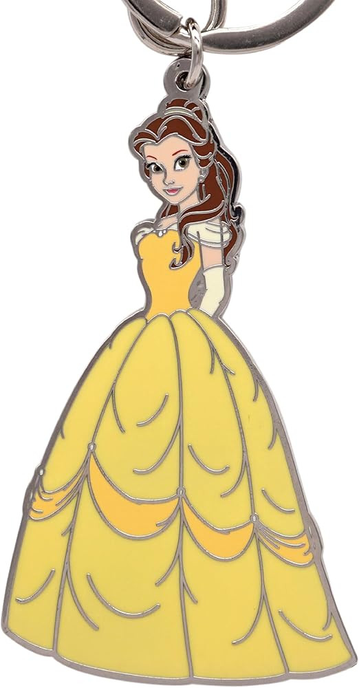 Disney BELLE COLORED PEWTER KEYRING | Amazon (US)