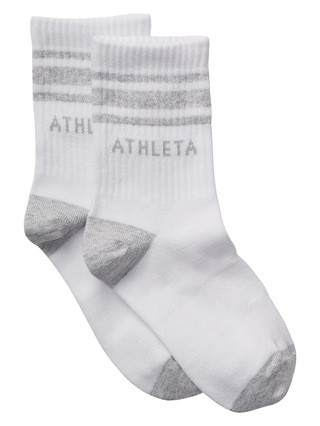 Athleta Retro Tennis Crew Socks | Athleta