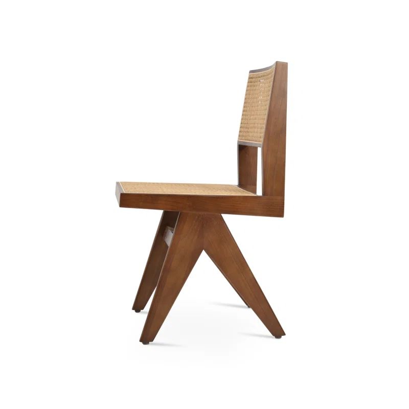 Pierre J Full Wicker Side Chair in Walnut | Wayfair North America