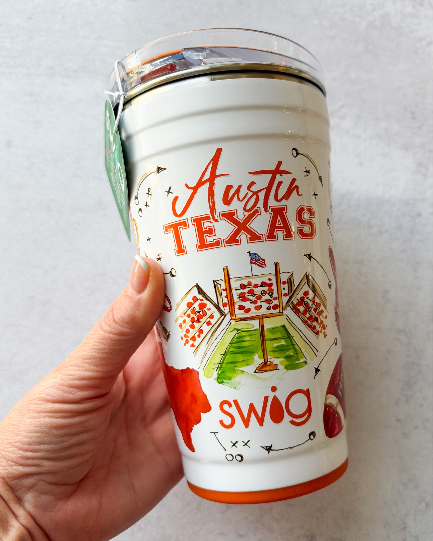 Such a cute Austin find! 🤘🧡 This Swig tumbler would make such a fun gift for a Texas girl, Longhorn fan or anyone who loves Austin.

#LTKmomlife #LTKSeasonal #LTKHome