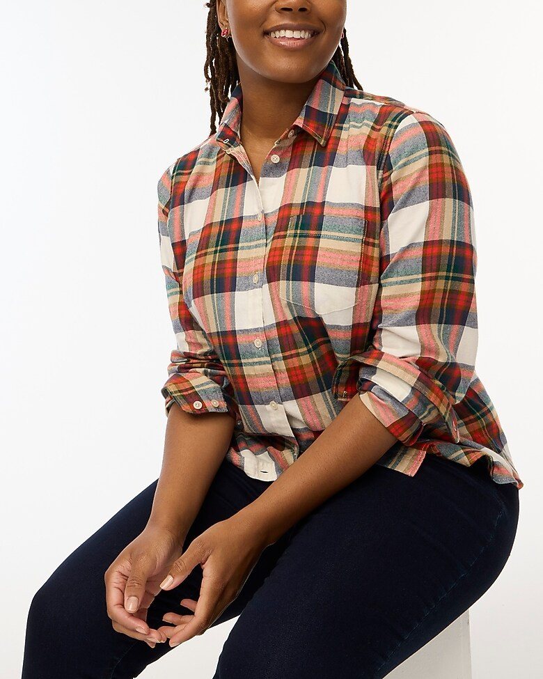 Plaid flannel shirt | J.Crew Factory