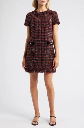 Eliza J Jewel Neck Tweed Sheath Dress | Nordstrom | Nordstrom