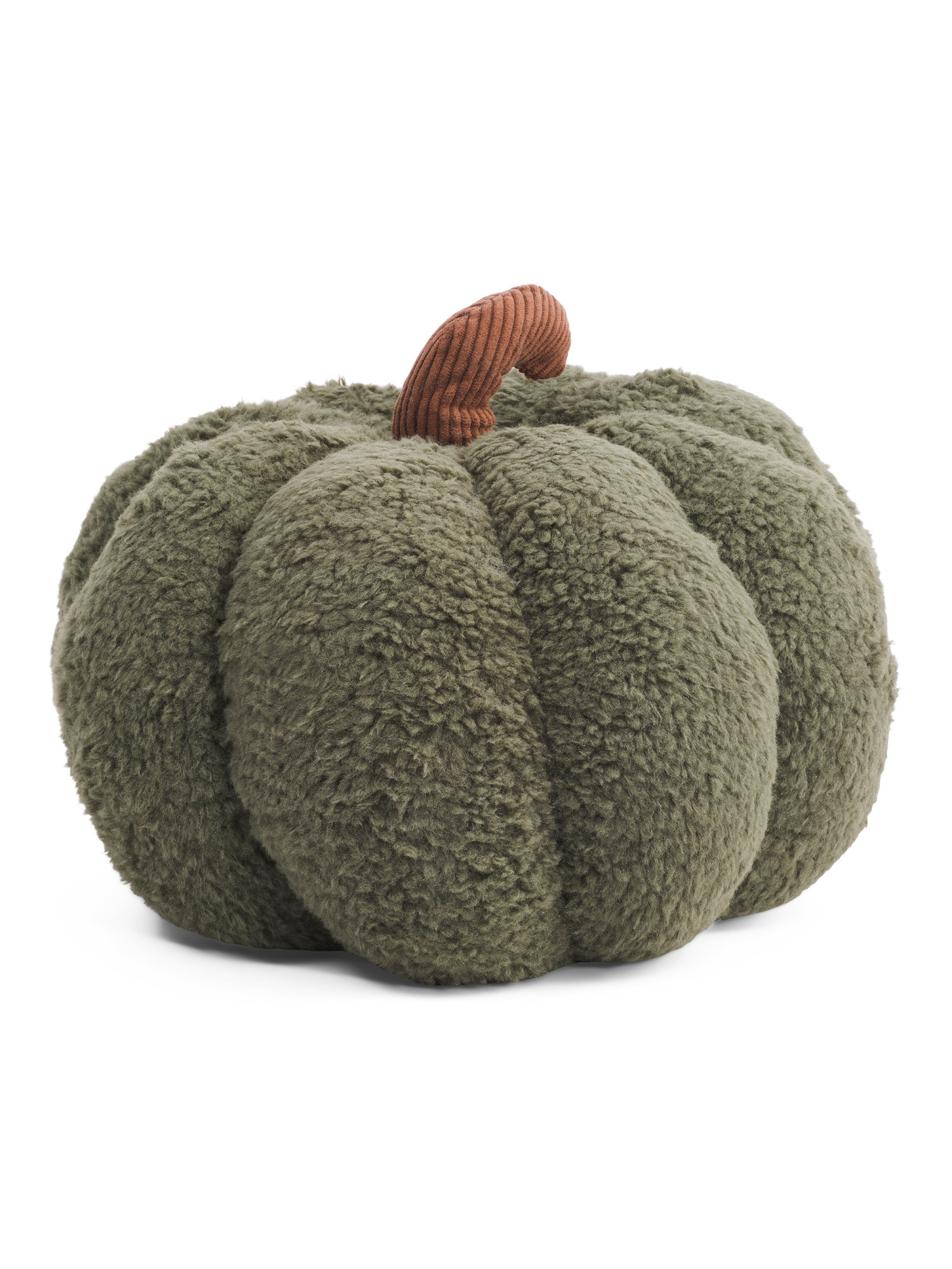 Sherpa Pumpkin Pillow | TJ Maxx