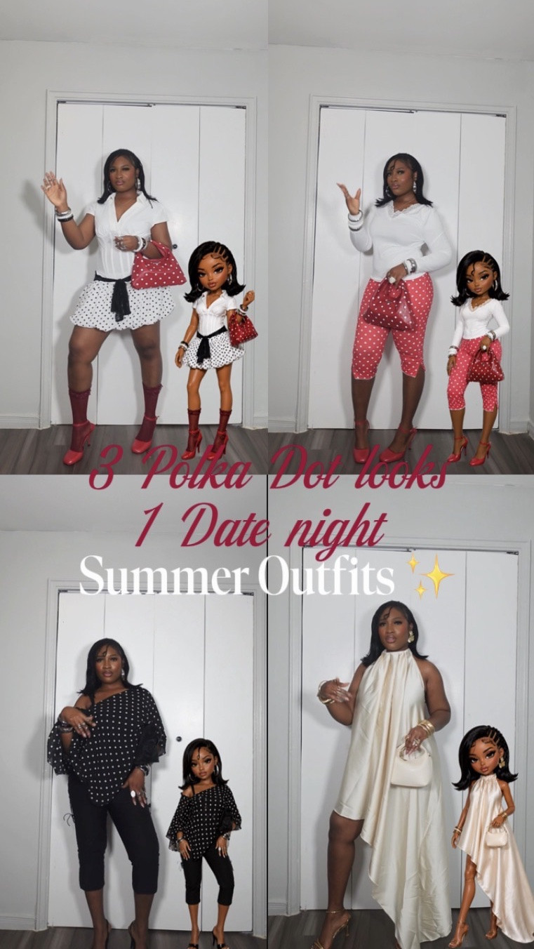 3 polka dots looks, 1 date night outfit for the summer ! #summeroutfits #polkadots #trendylooks

#LTKgrwm #LTKootd