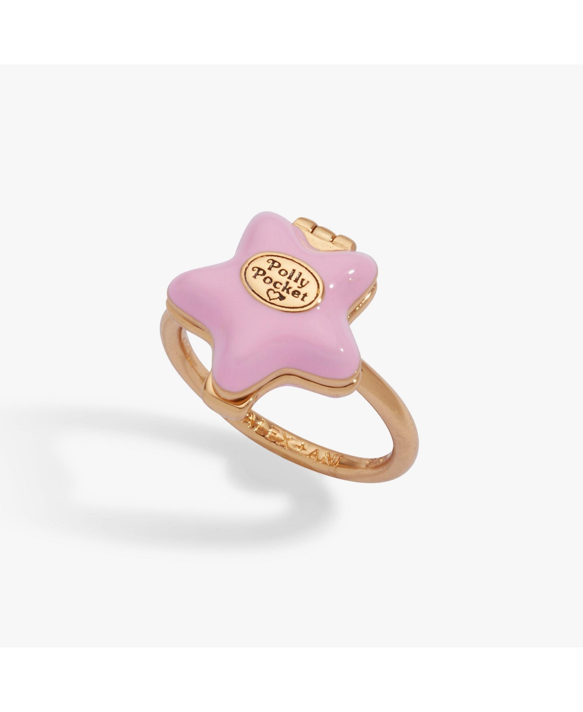 Alex and Ani Polly Pocket Locket Ring - Pink