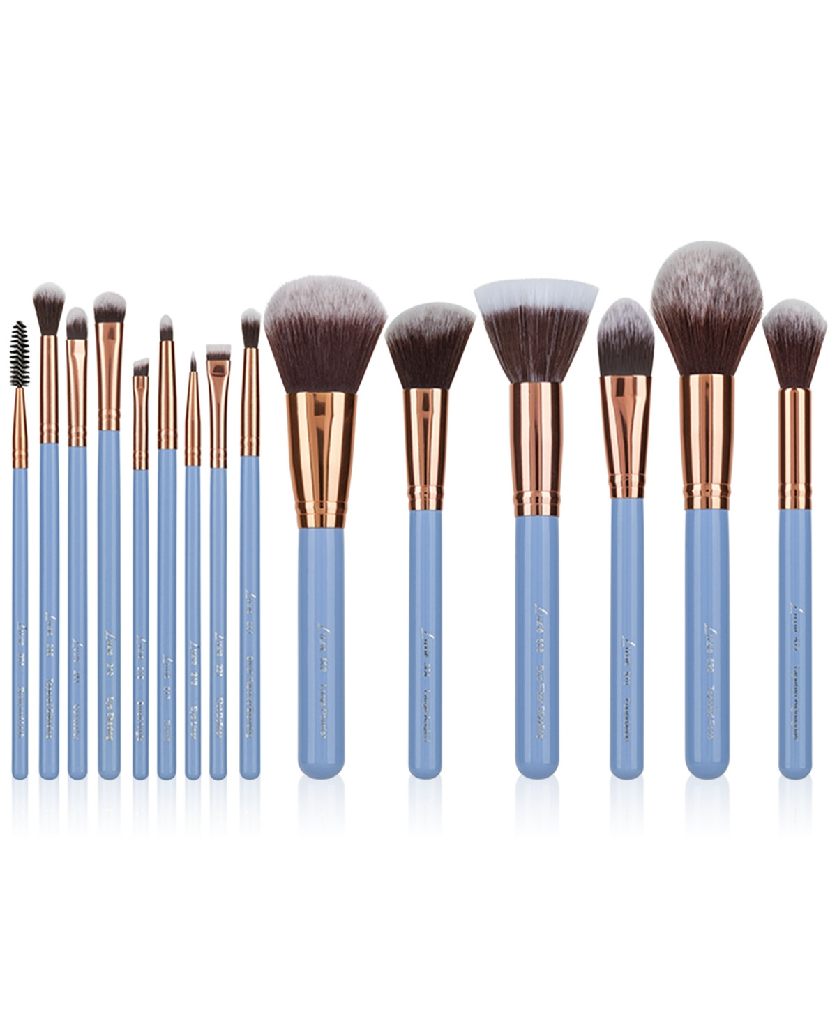 Luxie 15-Pc. Dreamcatcher Makeup Brush Set - Periwinkle | Macy's