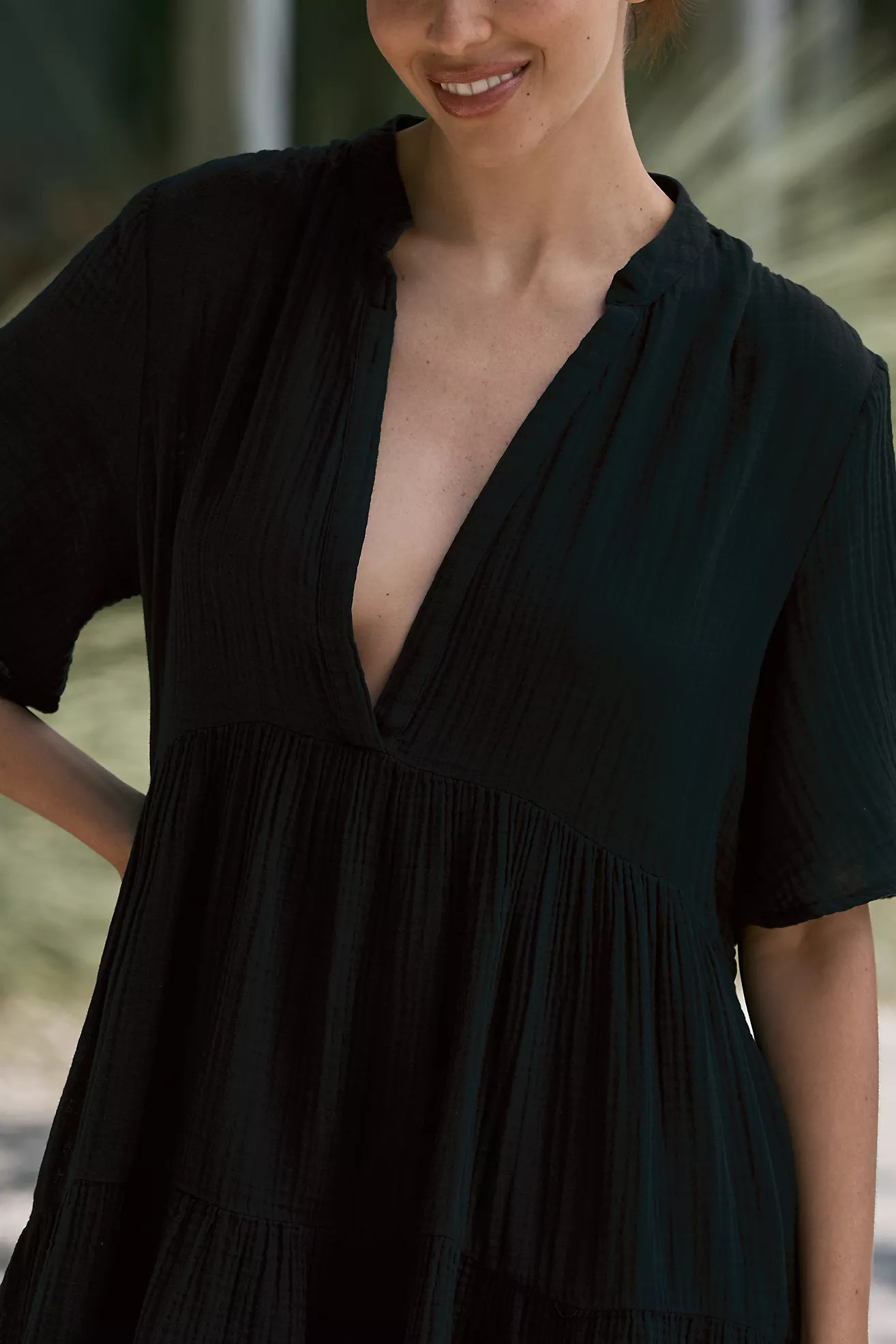 Celandine Kallie 100% Cotton Gauze Mini Dress | Anthropologie (US)