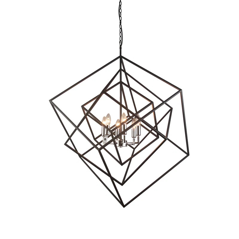 Chadbourne 6 - Light Unique Geometric Chandelier | Wayfair North America