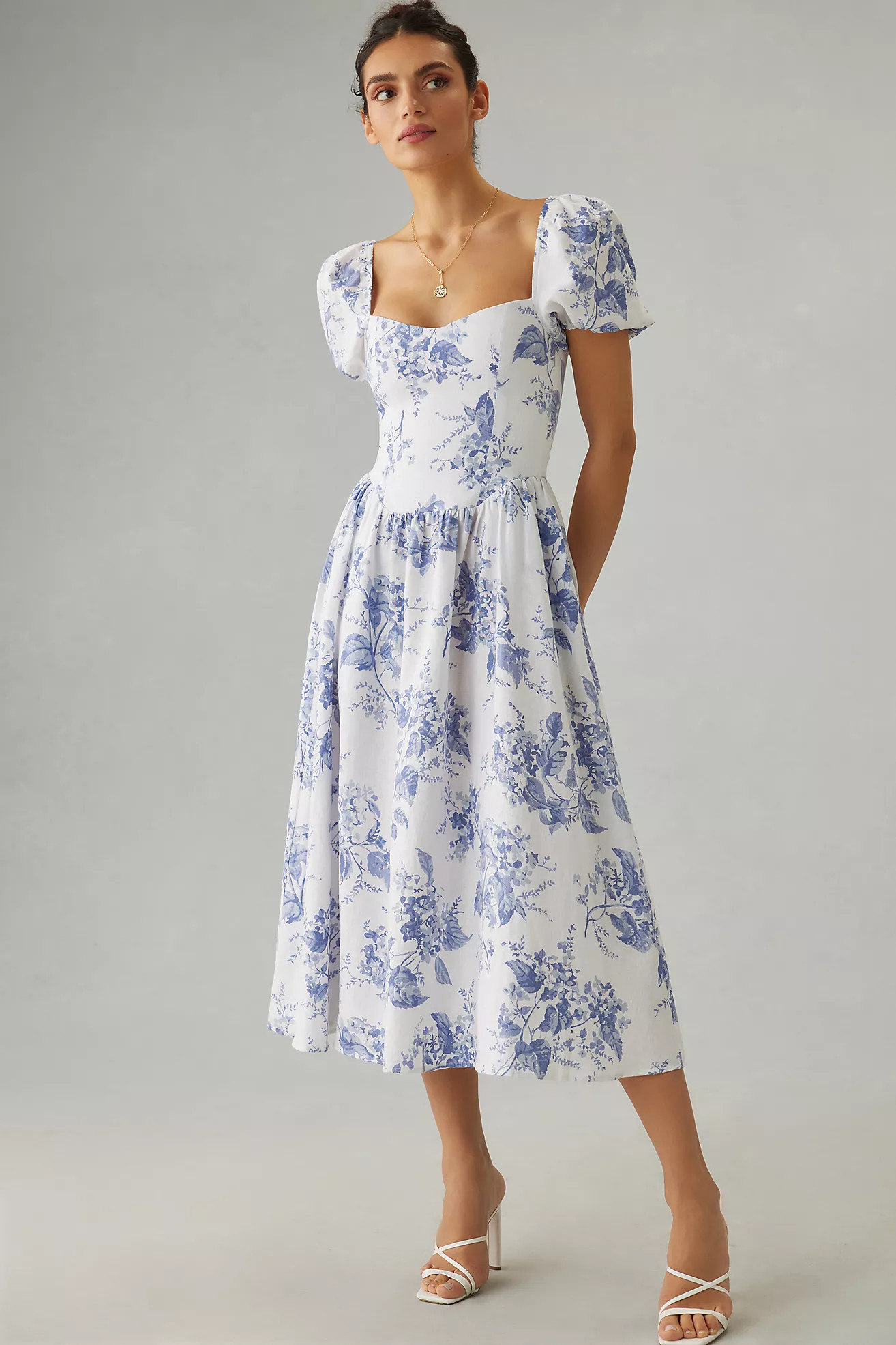 Reformation Davila Linen Dress | Anthropologie (US)