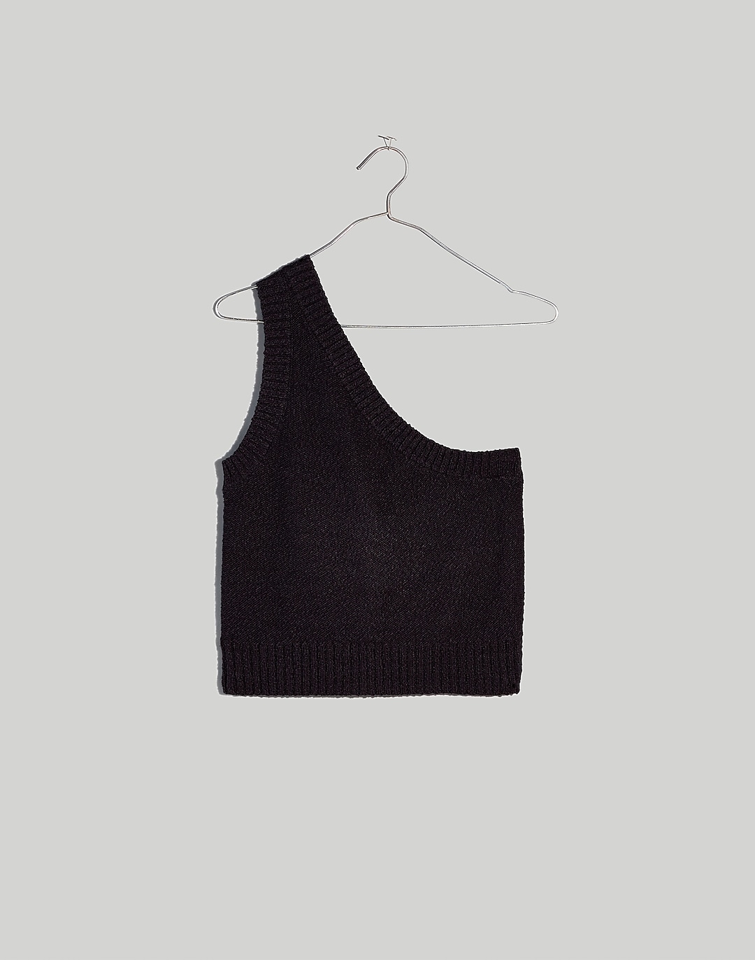 Textural-Knit One-Shoulder Sweater Tank | Madewell