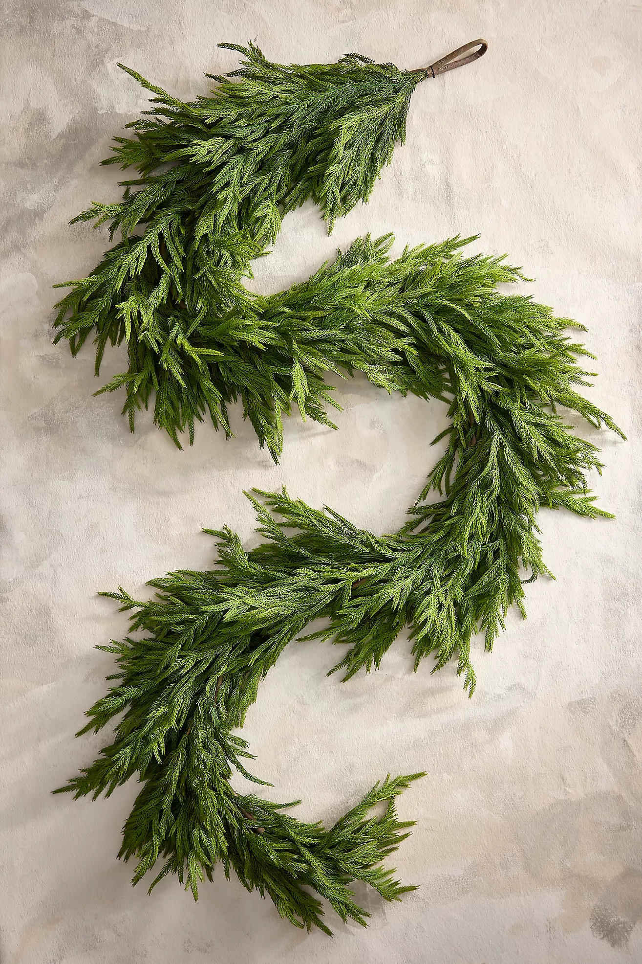 Faux Norfolk Pine Garland, Deluxe 108” | Terrain