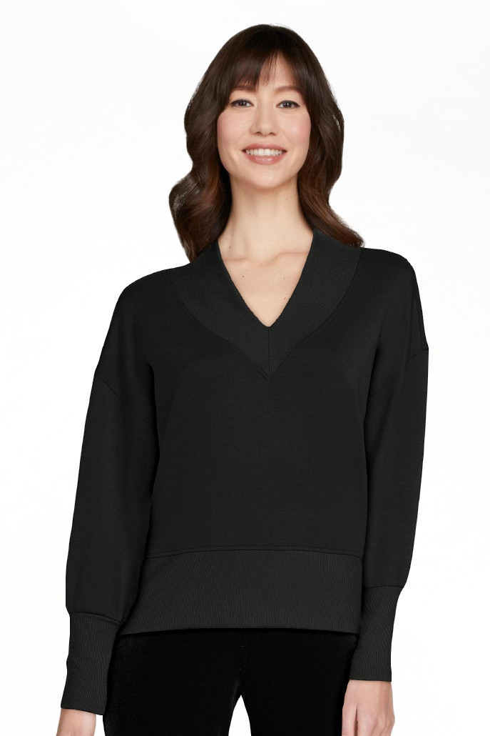 Scoop Women's Scuba Knit Sweatshirt | Walmart (US)