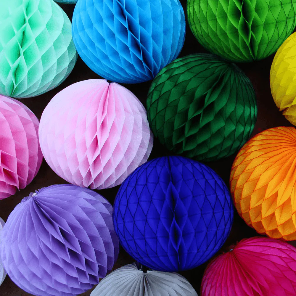 19" Honeycomb Balls - 23 Color Options | Shop Sweet Lulu