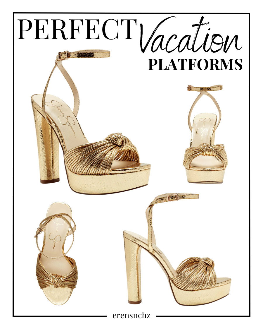 The Perfect Vacation Heels: Jessica Simpson Immie Platform Sandals in Gold Metallic Snake ✨

The Immie Platform Sandals by Jessica Simpson in Gold Metallic Snake are serving vacation glam With a 4.5-inch heel and a comfy platform they give you all the height without the pain Plus they come in 7 stunning colorways so you can match every outfit Whether you’re heading to a beach resort or a summer party these are a must-have for your suitcase✨👡 #JessicaSimpsonShoes #VacationReady 

 

#LTKShoeCrush #LTKFindsUnder100 #LTKStyleTip