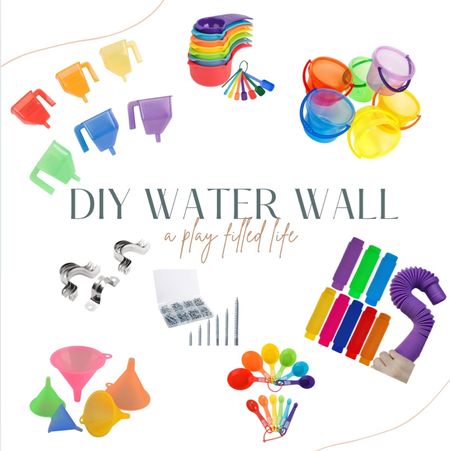 Here are the materials for our DIY water wall! More details on insta : @aplayfilledlife!

#LTKFamily #LTKBump #LTKKids
