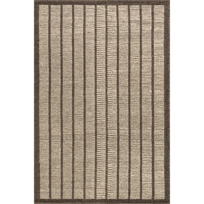 Arvin Olano x Rugs USA Eva Block Stripe Wool Area Rug | Wayfair North America