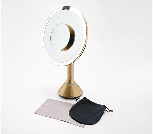 simplehuman 8" Sensor Mirror with 10x Detail Mirror - QVC.com | QVC