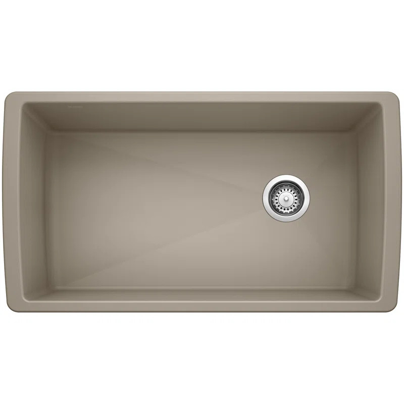 441765 Diamond SILGRANIT 33.5" L x 18.5" W Super Single Undermount Kitchen Sink | Wayfair North America