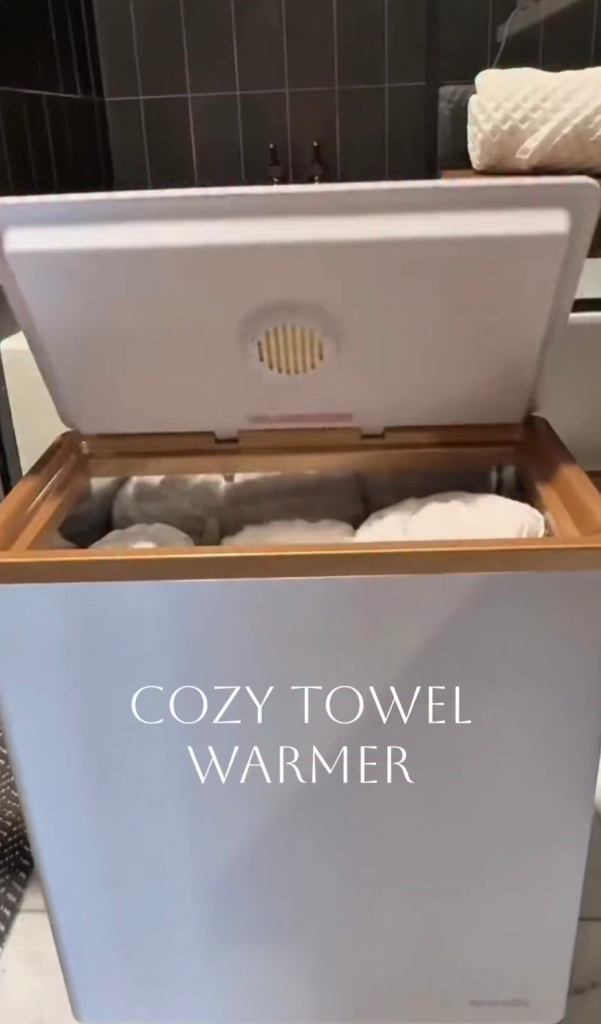 Towel warmer
On sale
Amazon finds
Bathroom upgrade 

#LTKmorningroutine #LTKmomlife #LTKselfcare