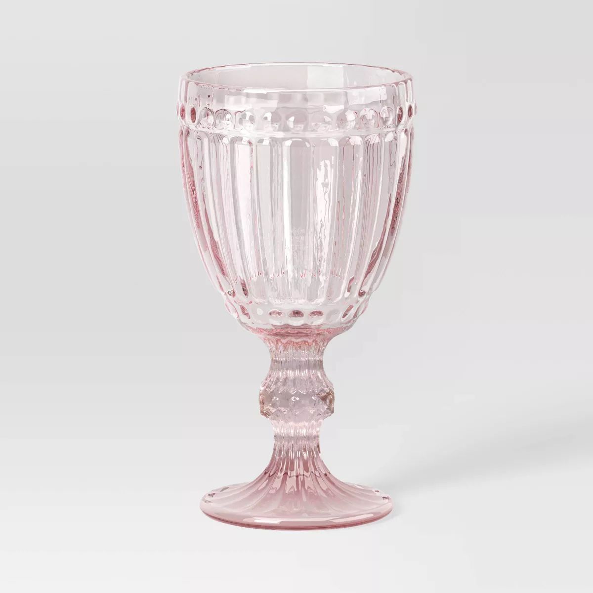 7.5oz Glass Goblet Pink - Threshold™ | Target