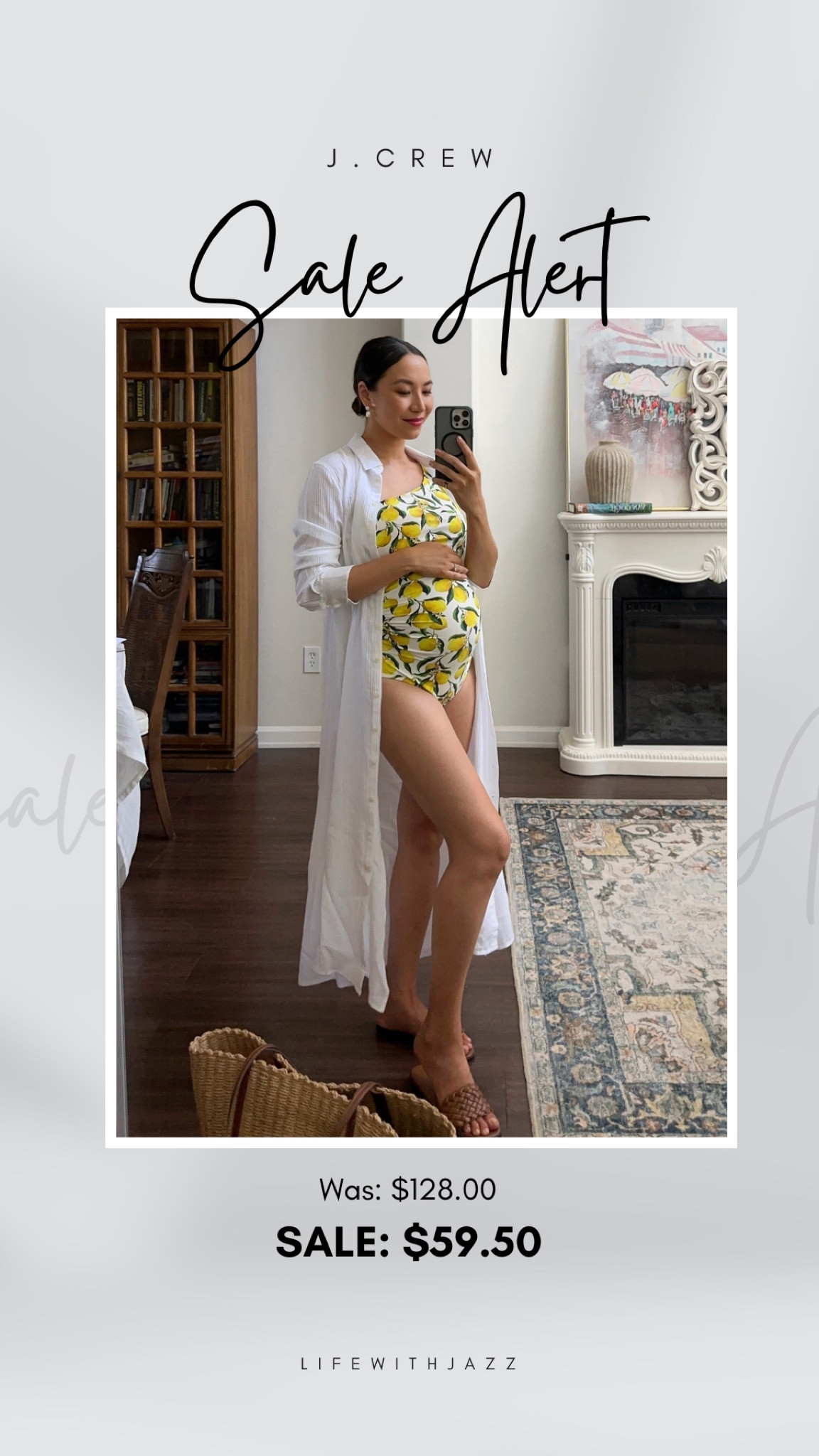Fun one-piece swimsuit + chic coverup 🍋 on sale for under $75 

Jcrew One piece - runs a little small, sized up to a 4 for the bump 
Coverup - xs 
Sandals 
Straw tote bag 

Vacation / travel / Resortwear / beach / chic

#LTKSeasonal #LTKSaleAlert #LTKFindsUnder100