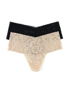 2 Pack Plus Size Retro Lace Thong | Hanky Panky