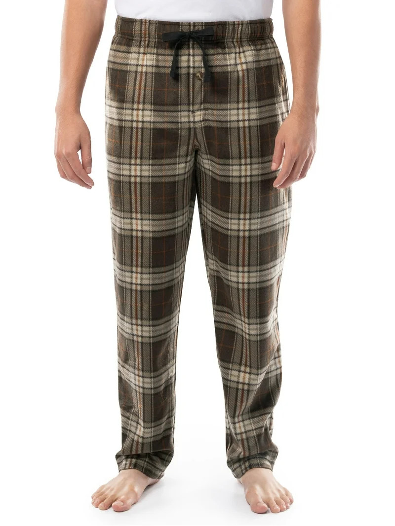 Fruit of The Loom Men's and Big Men's Fleece Sleep Pant, Sizes S - 6XL | Walmart (US)