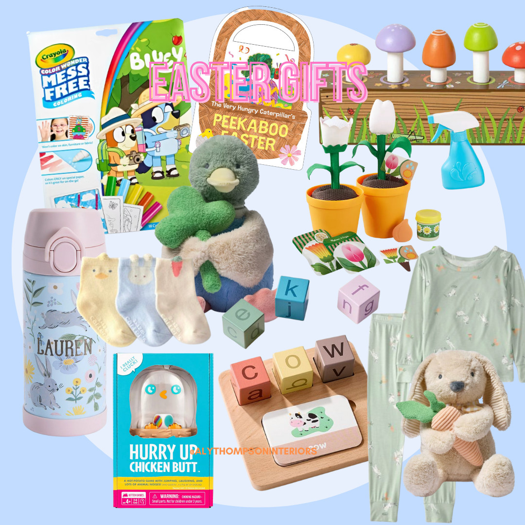 Easter Gifts | Easter Books | Gifts for Toddlers | Gifts for Babies | Mess Free Crayola | Easter Basket Gifts | Personalized Water bottle | Bunny Jammies | Stuffed Animal 

 #LTKstorytime #LTKSeasonal #LTKKids