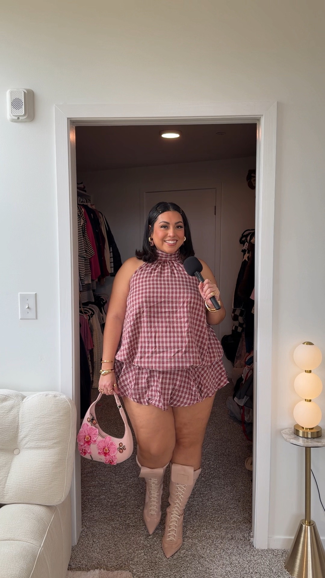 Cute romper 

#plaid #summer #pink

#LTKMidsize #LTKPlusSize #LTKootd