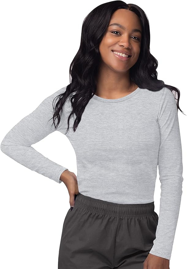 Sivvan Scrubs for Women - Long Sleeve Comfort Underscrub Tee | Amazon (US)
