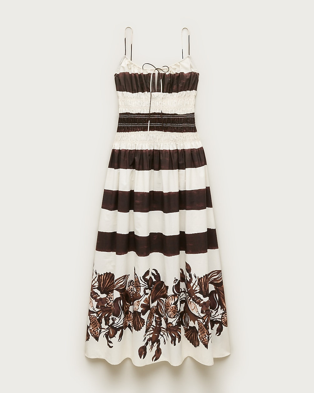 Reverie dress in lobster & seashell print | J. Crew US