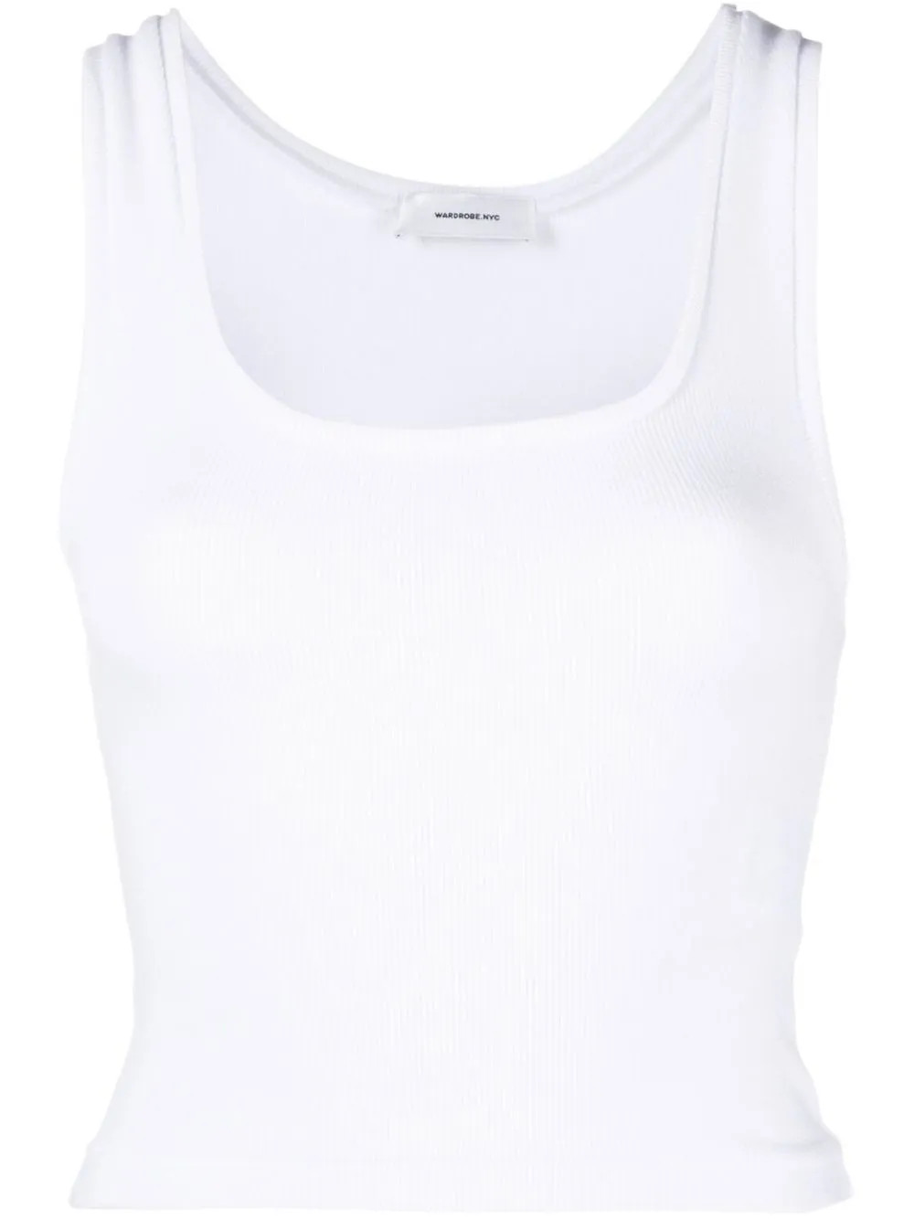 White Sleeveless Vest Top | Farfetch (BR)