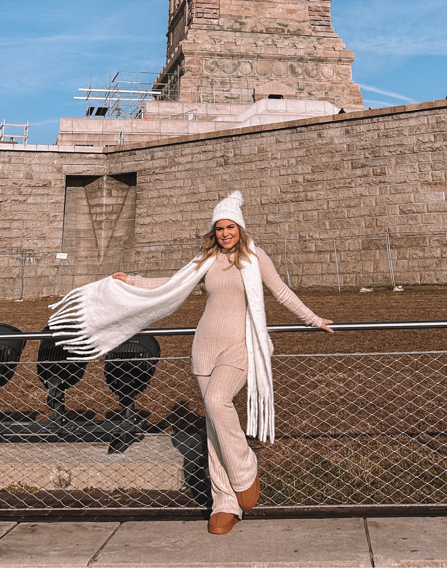 Comfy winter lounge set 🤍❄️
.
.
Lounge wear, uggs, winter outfit, winter inspo, winter outfit ideas, comfy outfit, New York outfits, scarfs, fringe scarf, winter shoes

#LTKHoliday #LTKSeasonal #LTKshoecrush