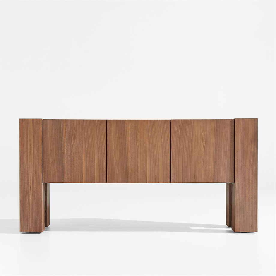 Sobro Black Walnut Sideboard + Reviews | Crate & Barrel | Crate & Barrel