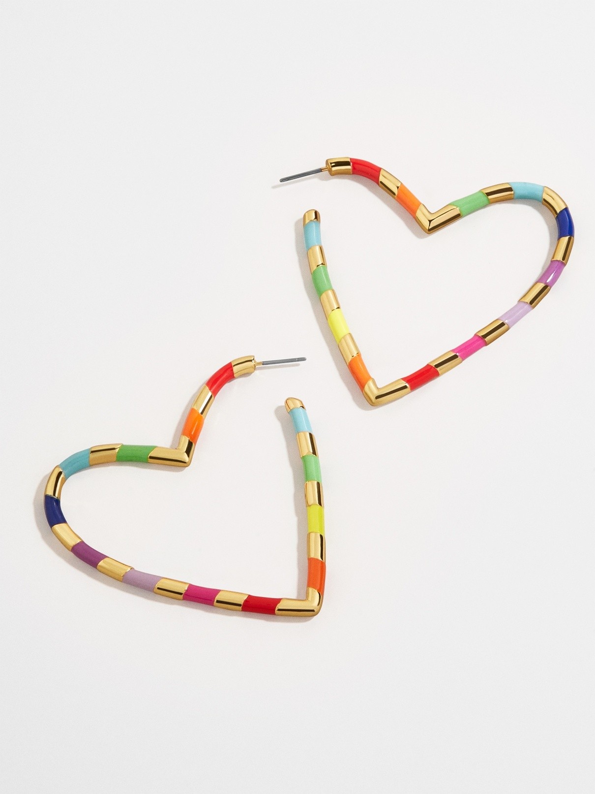 Annaelle Heart Hoop Earrings | BaubleBar (US)