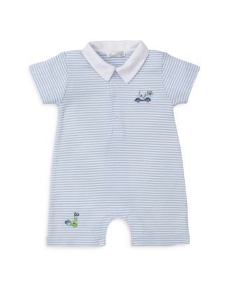 Boys' Striped Polo Collar Romper - Baby | Bloomingdale's (US)