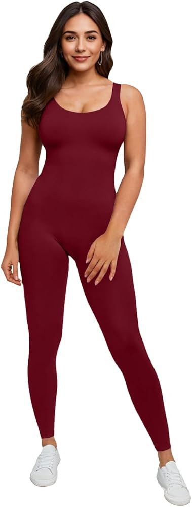 speerise Women Slimming Sleeveless Bodysuit Tank Leotard Jumpsuits Romper for Women, Girls for Gy... | Amazon (US)