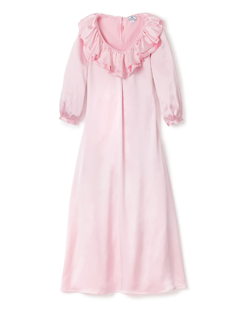 Women's Silk Anastasia Nightgown in Pink | Petite Plume